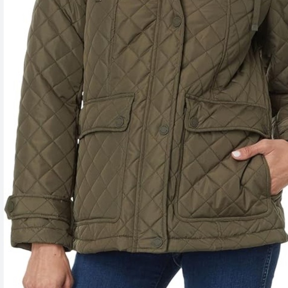 Tommy Hilfiger Women's Full Zip Quilted Hooded Puffer Jacket NWOT Size M - Picture 5 of 10